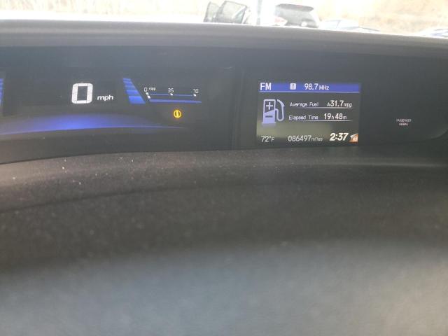 19XFB2F99EE062906 - 2014 HONDA CIVIC EXL შავი ფოტო 9