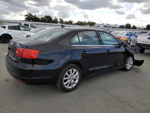3VWD17AJ3EM327878 - 2014 VOLKSWAGEN JETTA SE BLACK photo 3