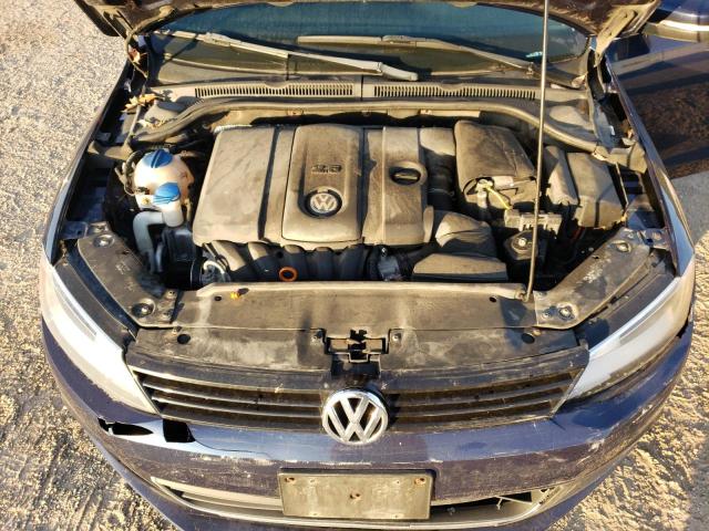 3VWDX7AJ8CM337544 - 2012 VOLKSWAGEN JETTA SE BLUE photo 11