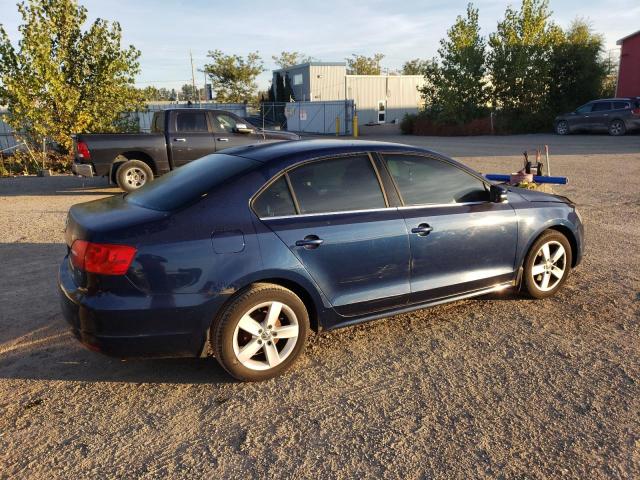 3VWDX7AJ8CM337544 - 2012 VOLKSWAGEN JETTA SE BLUE photo 3