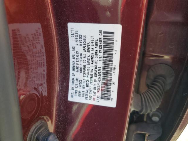1HGCR2F52DA269295 - 2013 HONDA ACCORD SPORT Bordo foto 12