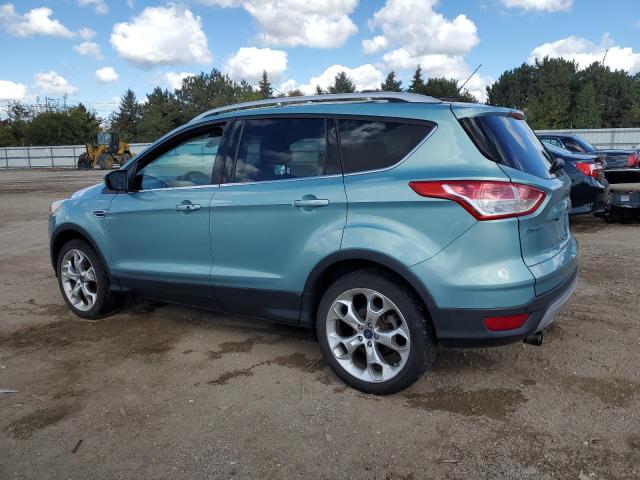 1FMCU9J92DUB91689 - 2013 FORD ESCAPE TITANIUM 青绿色 照片 2