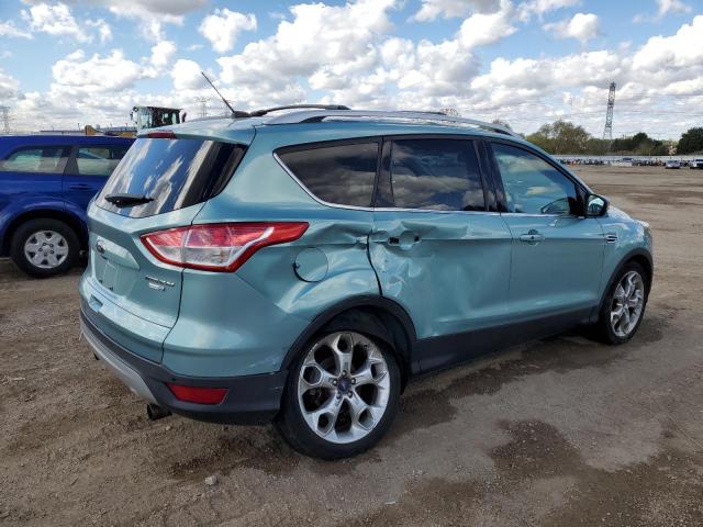 1FMCU9J92DUB91689 - 2013 FORD ESCAPE TITANIUM 青绿色 照片 3