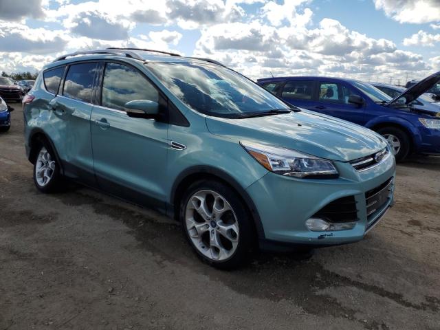 1FMCU9J92DUB91689 - 2013 FORD ESCAPE TITANIUM 青绿色 照片 4