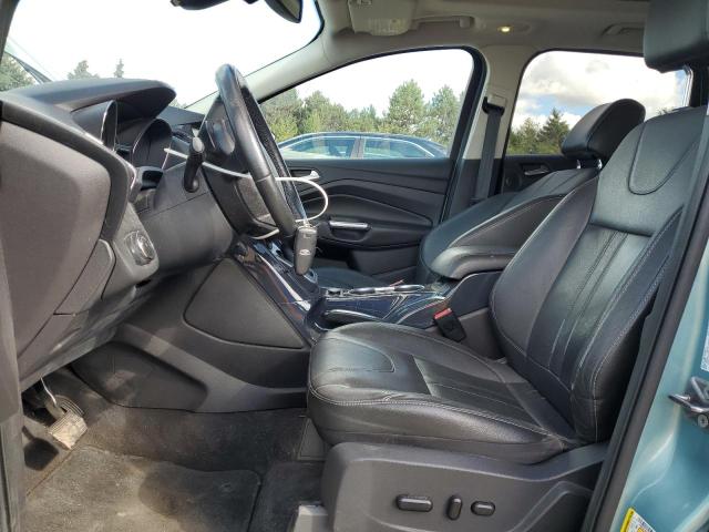 1FMCU9J92DUB91689 - 2013 FORD ESCAPE TITANIUM 青绿色 照片 7