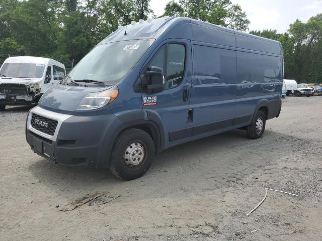 3C6URVJG4KE556135 - 2019 RAM PROMASTER 3500 HIGH ლურჯი ფოტო 1