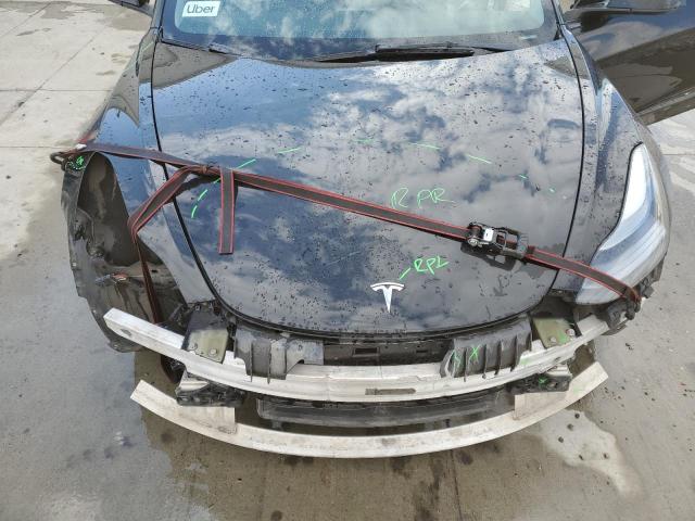5YJ3E1EA6NF371713 - 2022 TESLA MODEL 3 BLACK photo 11