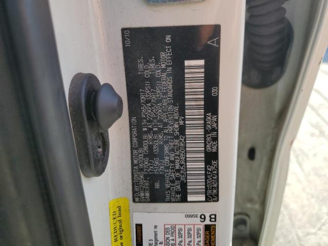 JTEZU5JR4B5018542 - 2011 TOYOTA 4RUNNER SR5 WHITE photo 14