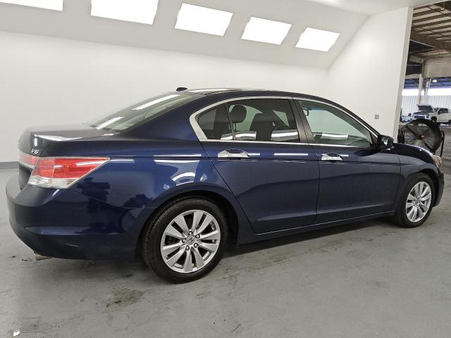 1HGCP3F89CA008167 - 2012 HONDA ACCORD EXL BLUE photo 3