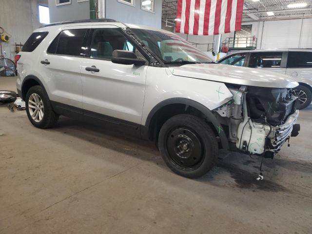 1FM5K8BH6HGA33813 - 2017 FORD EXPLORER ვერცხლისფერი ფოტო 4