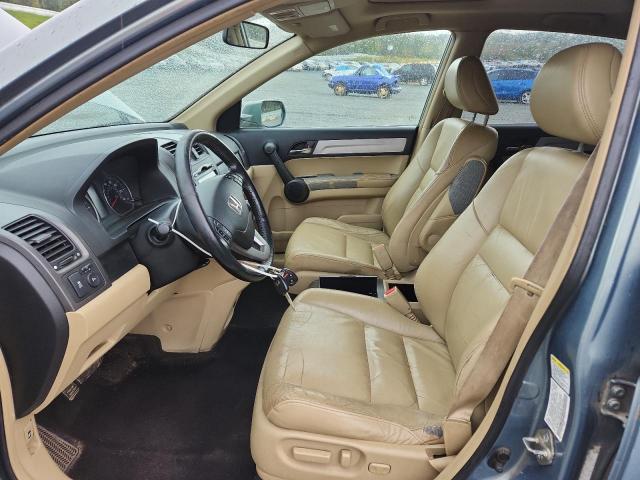 5J6RE4H75AL048198 - 2010 HONDA CR-V EXL 青色 照片 7