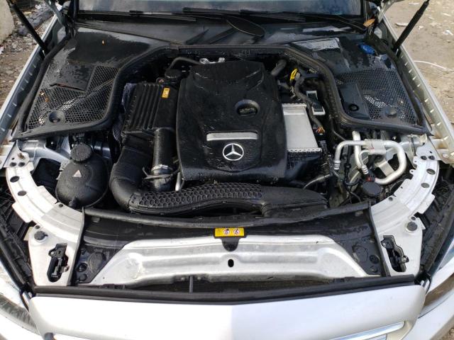 55SWF4KBXHU198919 - 2017 MERCEDES-BENZ C 300 4MATIC SILVER photo 11