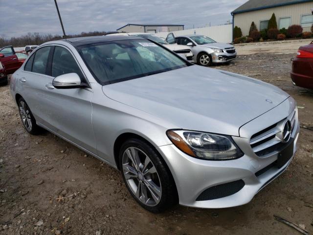 55SWF4KBXHU198919 - 2017 MERCEDES-BENZ C 300 4MATIC SILVER photo 4