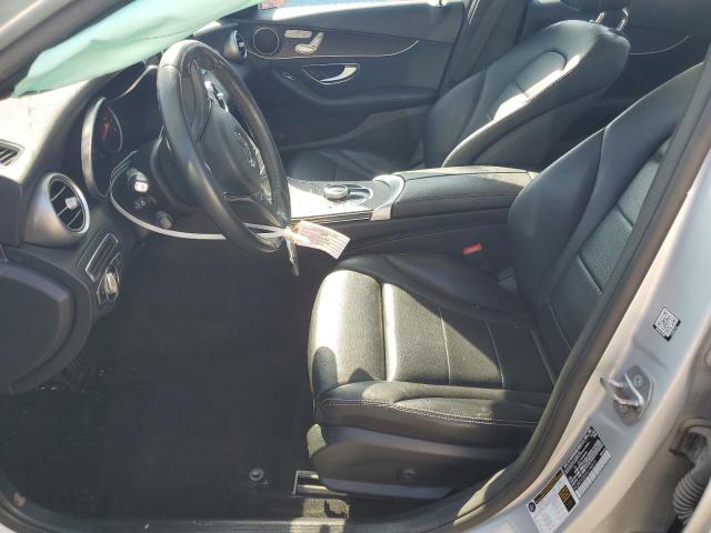 55SWF4KBXHU198919 - 2017 MERCEDES-BENZ C 300 4MATIC SILVER photo 7