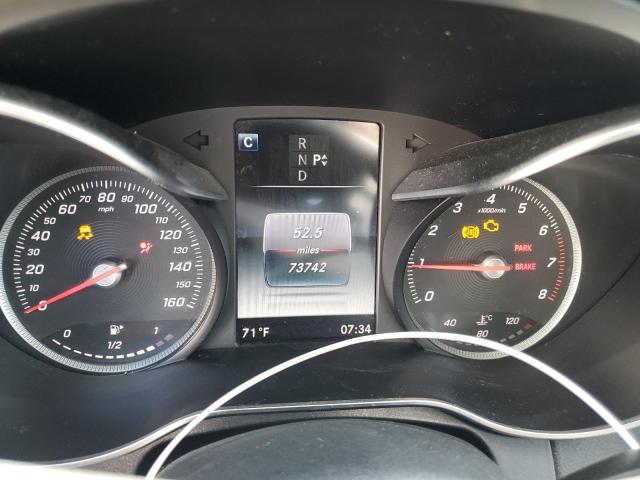 55SWF4KBXHU198919 - 2017 MERCEDES-BENZ C 300 4MATIC SILVER photo 9