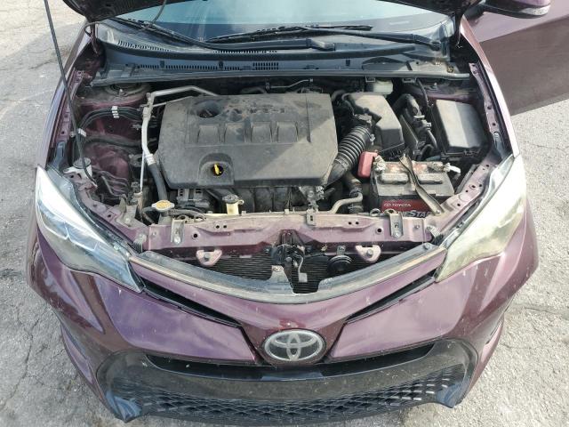 5YFBURHE9HP619215 - 2017 TOYOTA COROLLA L ბურგუნდია ფოტო 11
