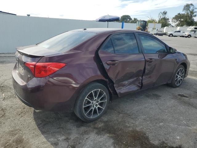 5YFBURHE9HP619215 - 2017 TOYOTA COROLLA L ბურგუნდია ფოტო 3