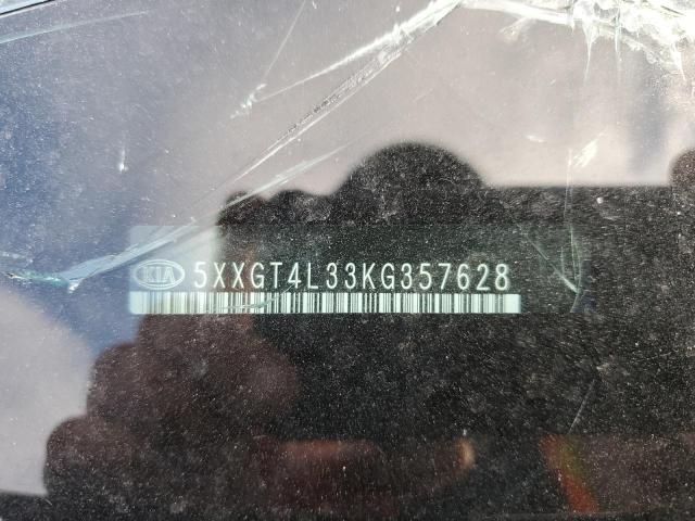 5XXGT4L33KG357628 - 2019 KIA OPTIMA LX BLUE photo 12