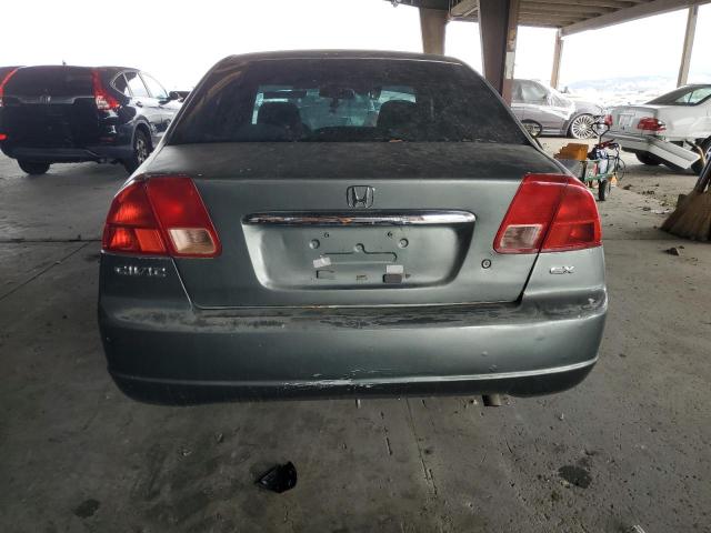 2HGES26791H595333 - 2001 HONDA CIVIC EX SILVER photo 6