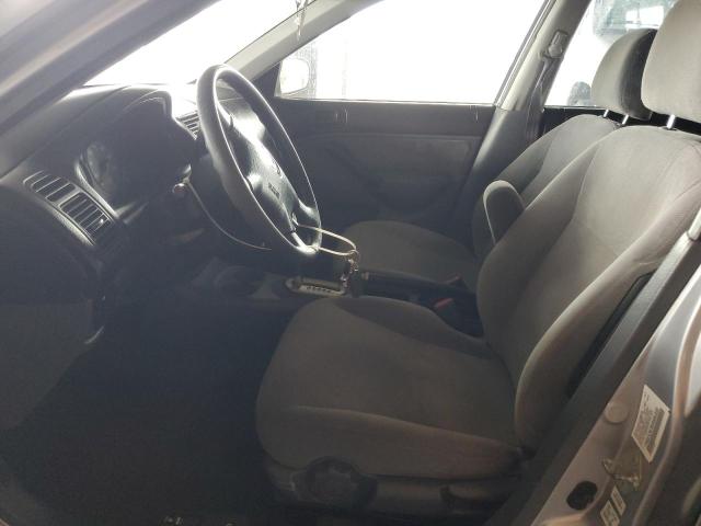 2HGES26791H595333 - 2001 HONDA CIVIC EX SILVER photo 7