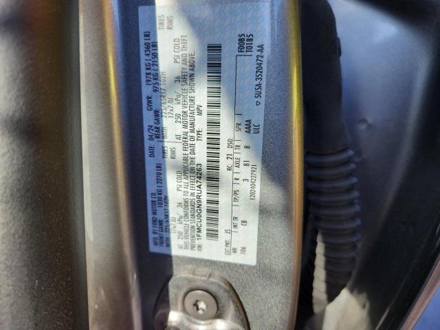 1FMCU0GN9RUA74263 - 2024 FORD ESCAPE ACTIVE ვერცხლისფერი ფოტო 13