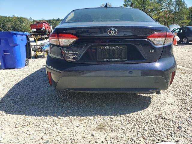 JTDEPRAE0LJ011563 - 2020 TOYOTA COROLLA LE BLUE photo 6