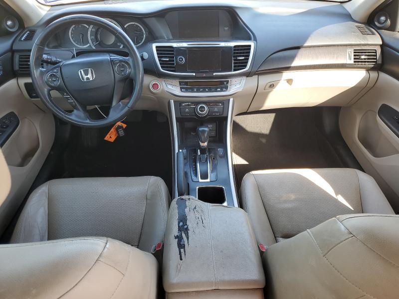 1HGCR2F87FA012677 - 2015 HONDA ACCORD EXL WHITE photo 8