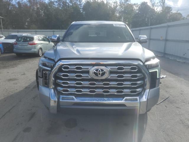 5TFMA5AB0NX005774 - 2022 TOYOTA TUNDRA CREWMAX PLATINUM SILVER photo 5