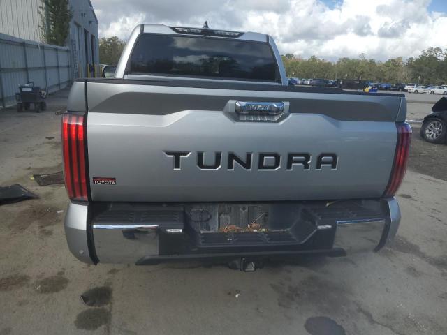 5TFMA5AB0NX005774 - 2022 TOYOTA TUNDRA CREWMAX PLATINUM SILVER photo 6
