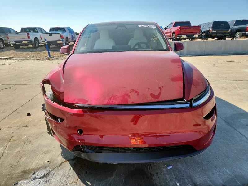 7SAYGDED1TA453289 - 2026 TESLA MODEL Y წითელი ფოტო 5