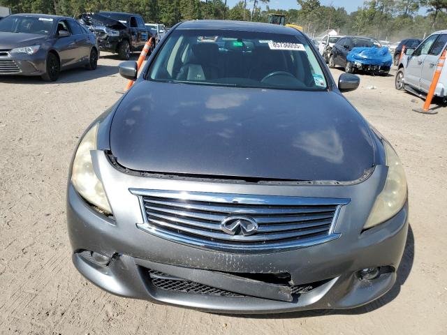 JN1CV6AP4AM407300 - 2010 INFINITI G37 BASE GRAY photo 5