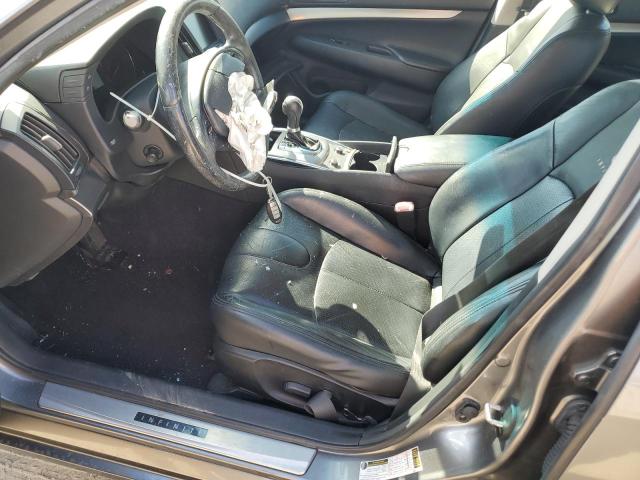 JN1CV6AP4AM407300 - 2010 INFINITI G37 BASE GRAY photo 7