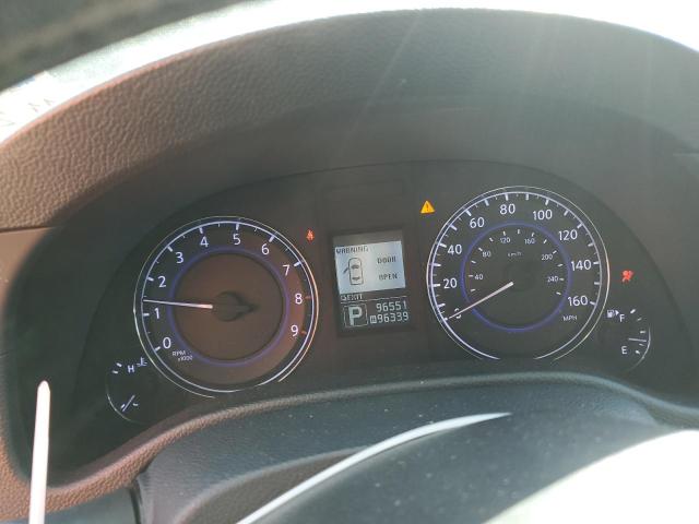 JN1CV6AP4AM407300 - 2010 INFINITI G37 BASE GRAY photo 9