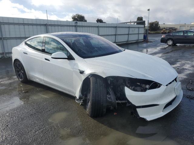 5YJSA1E50PF499829 - 2023 TESLA MODEL S WHITE photo 1