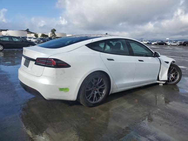5YJSA1E50PF499829 - 2023 TESLA MODEL S WHITE photo 4