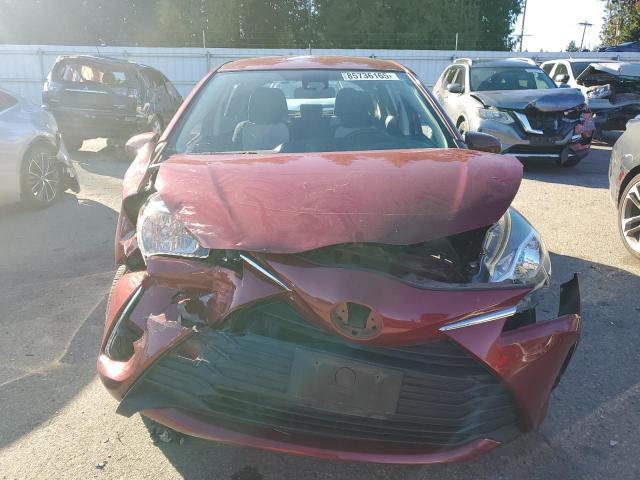 VNKKTUD36JA089376 - 2018 TOYOTA YARIS L RED photo 5