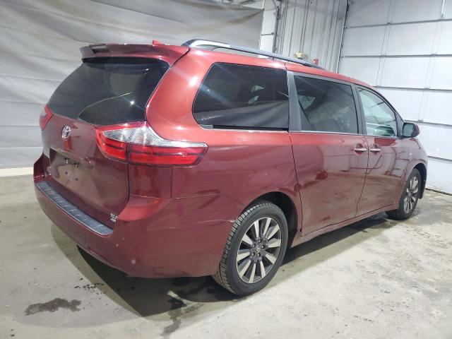 5TDDZ3DCXLS241658 - 2020 TOYOTA SIENNA XLE 栗色 照片 3