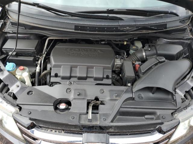 5FNRL5H91EB025934 - 2014 HONDA ODYSSEY TOURING GRAY photo 12