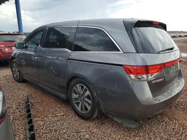 5FNRL5H91EB025934 - 2014 HONDA ODYSSEY TOURING GRAY photo 2