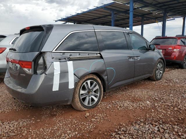 5FNRL5H91EB025934 - 2014 HONDA ODYSSEY TOURING GRAY photo 3