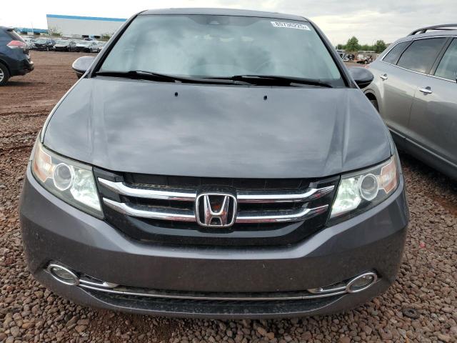 5FNRL5H91EB025934 - 2014 HONDA ODYSSEY TOURING GRAY photo 5
