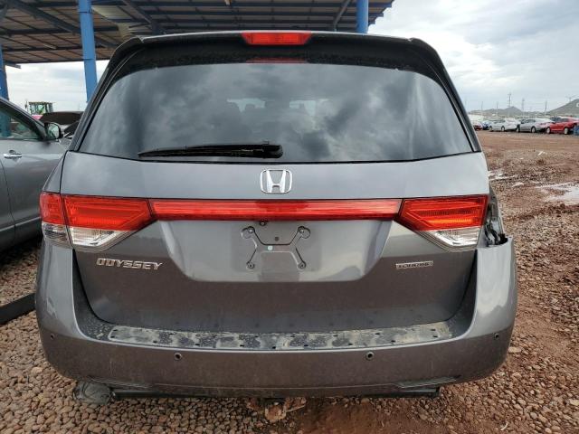 5FNRL5H91EB025934 - 2014 HONDA ODYSSEY TOURING GRAY photo 6
