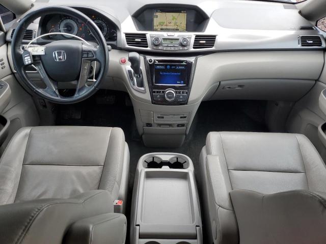 5FNRL5H91EB025934 - 2014 HONDA ODYSSEY TOURING GRAY photo 8