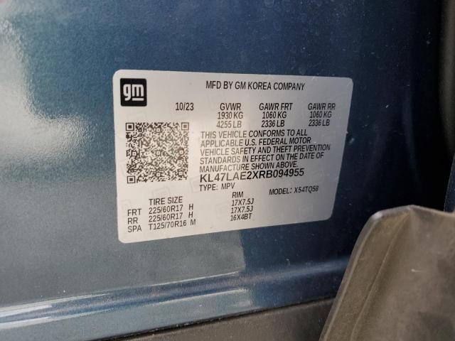 KL47LAE2XRB094955 - 2024 BUICK ENVISTA PREFERRED Синій фото 13