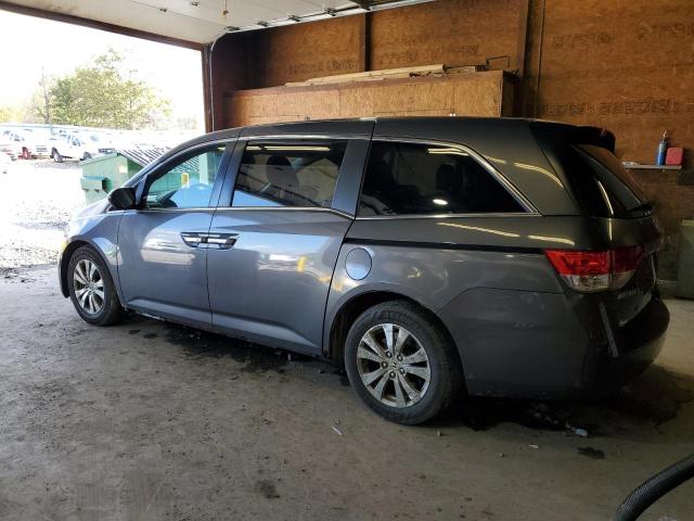 5FNRL5H64EB048503 - 2014 HONDA ODYSSEY EXL CHARCOAL photo 2