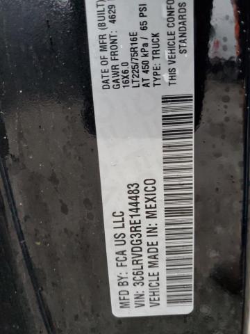 3C6LRVDG3RE144483 - 2024 RAM PROMASTER 2500 HIGH Qara foto 12