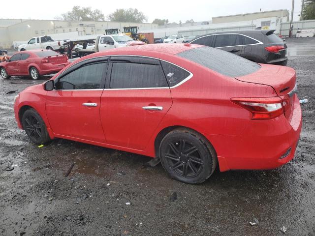 3N1AB7AP4JL631490 - 2018 NISSAN SENTRA S 红色 照片 2