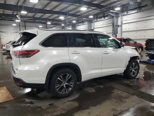 5TDJKRFHXGS269162 - 2016 TOYOTA HIGHLANDER XLE Blanc photo 3