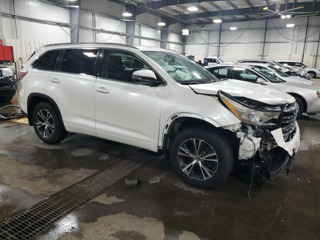 5TDJKRFHXGS269162 - 2016 TOYOTA HIGHLANDER XLE Blanc photo 4