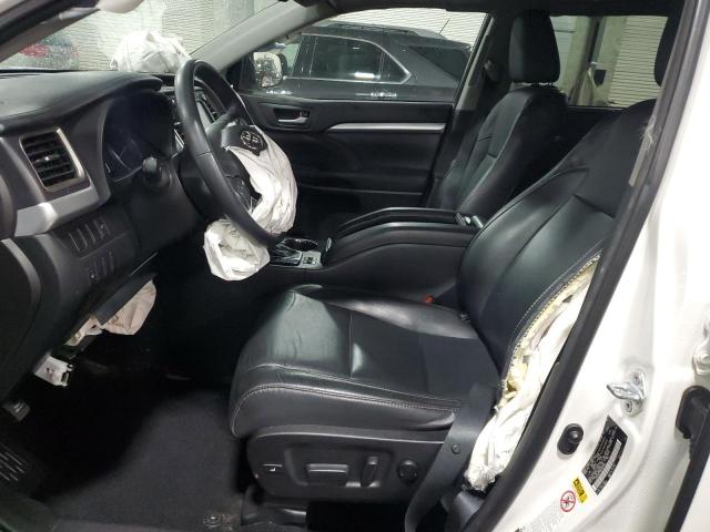 5TDJKRFHXGS269162 - 2016 TOYOTA HIGHLANDER XLE Blanc photo 7